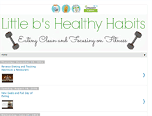 Tablet Screenshot of littlebshealthyhabits.com